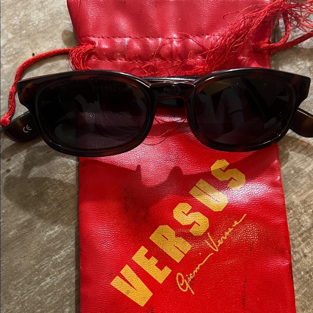 Versus By Versace Vintage Tortoise Sunglasses